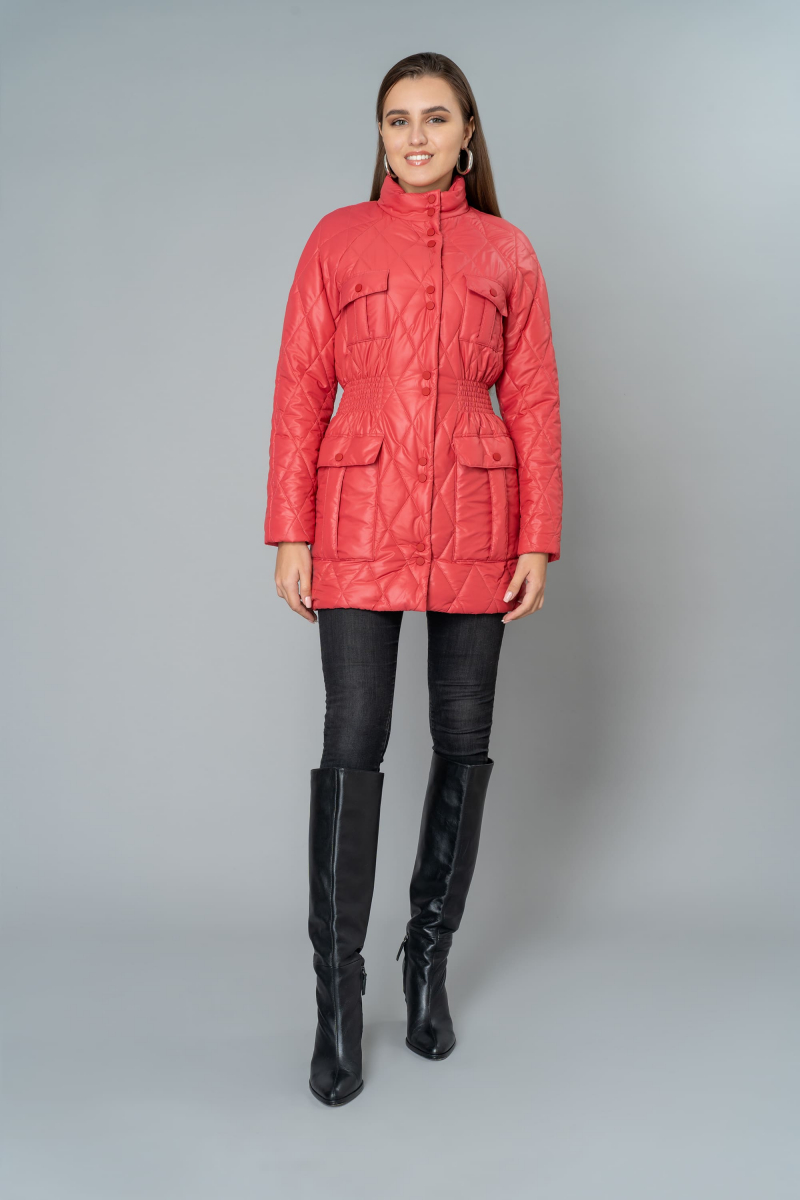 Женская куртка Elema 4-9631-1-170 помада