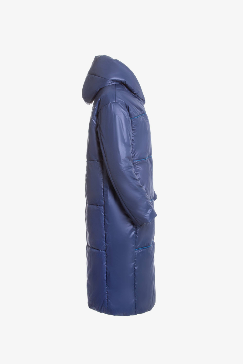 Женское пальто Elema 5-10721-1-164 тёмно-синий