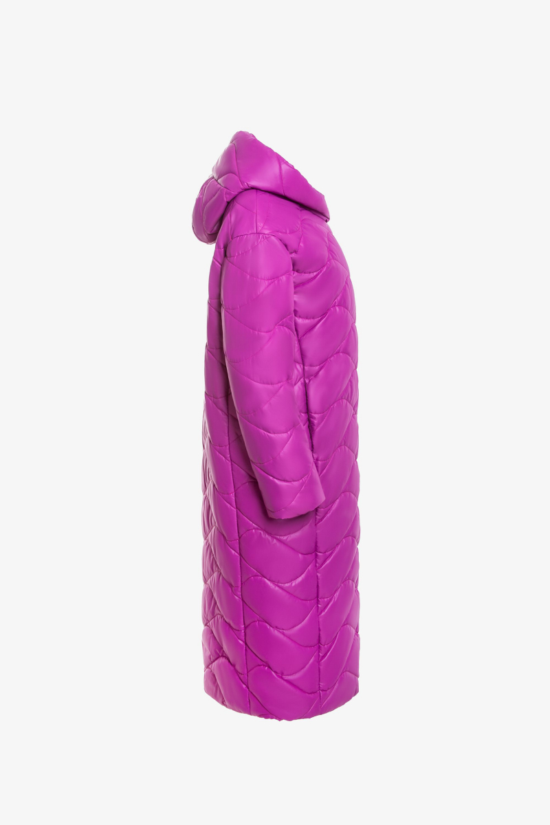 Женское пальто Elema 5-10722-1-170 фуксия