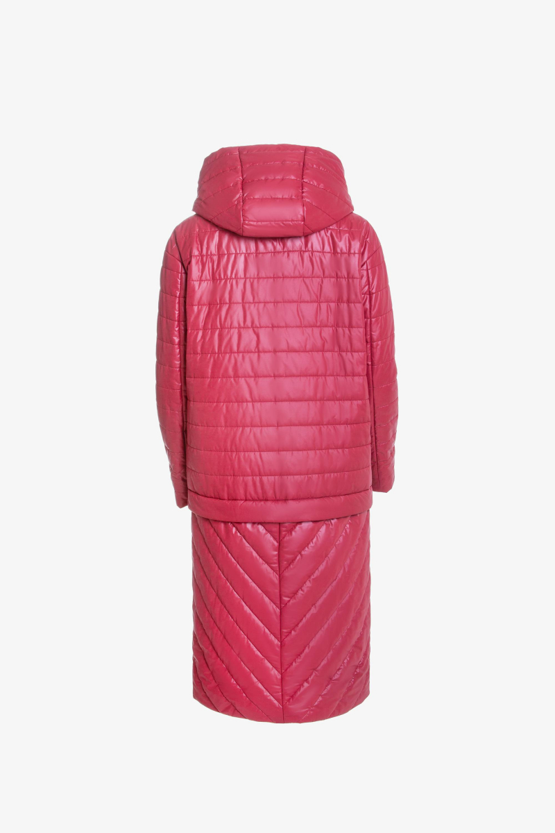 Женское пальто Elema 5-10731-1-170 рябина