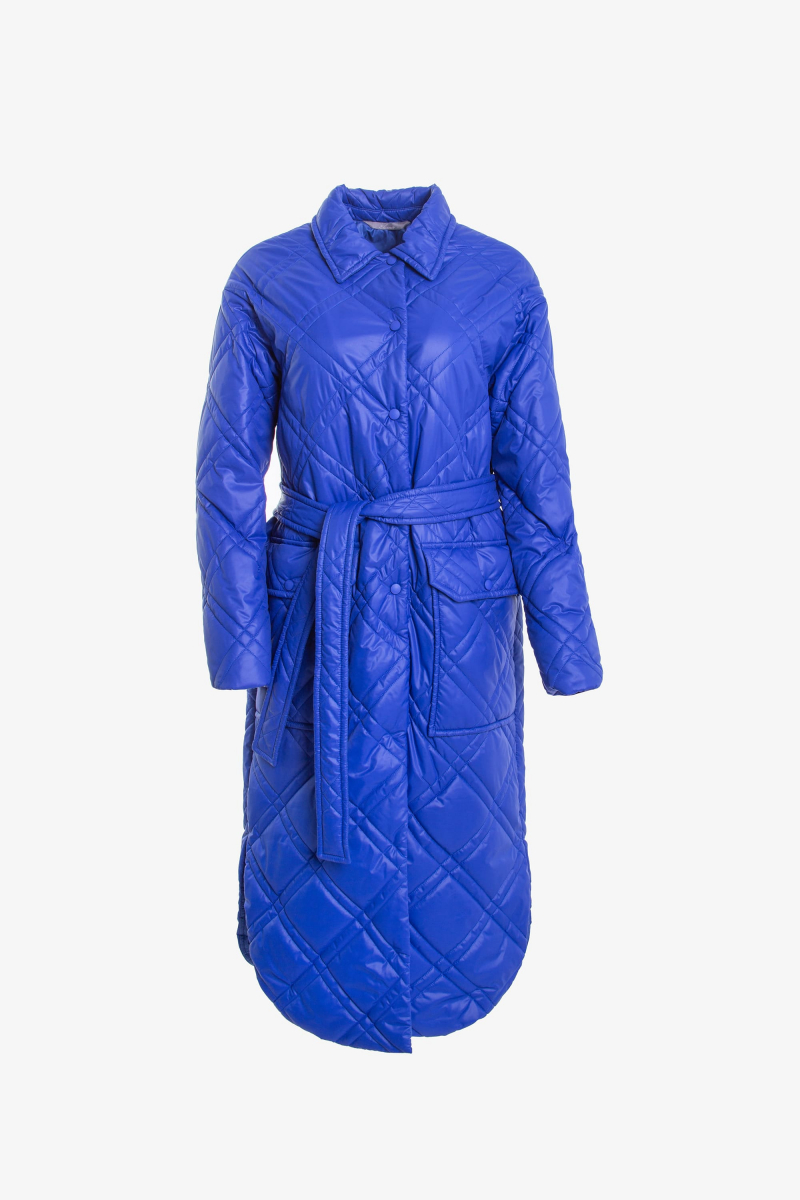 Женское пальто Elema 5-11242-1-164 василёк