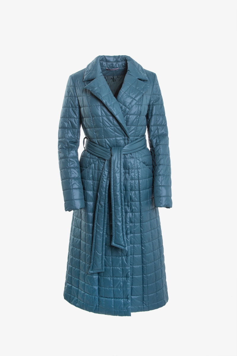 Женское пальто Elema 5-11475-1-170 изумруд