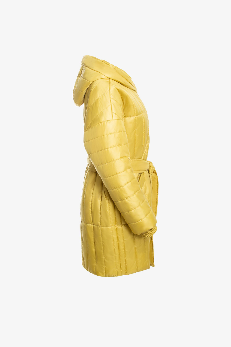Женское пальто Elema 5-9908-1-170 горчица