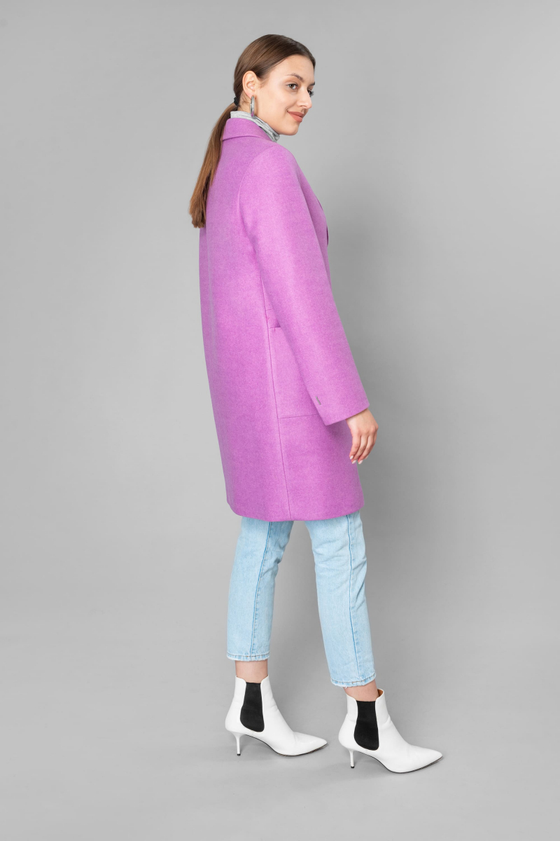 Женское пальто Elema 6-10446-1-170 розовый