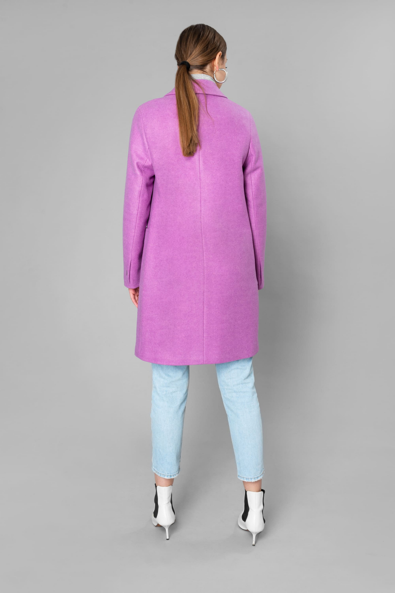 Женское пальто Elema 6-10446-1-170 розовый