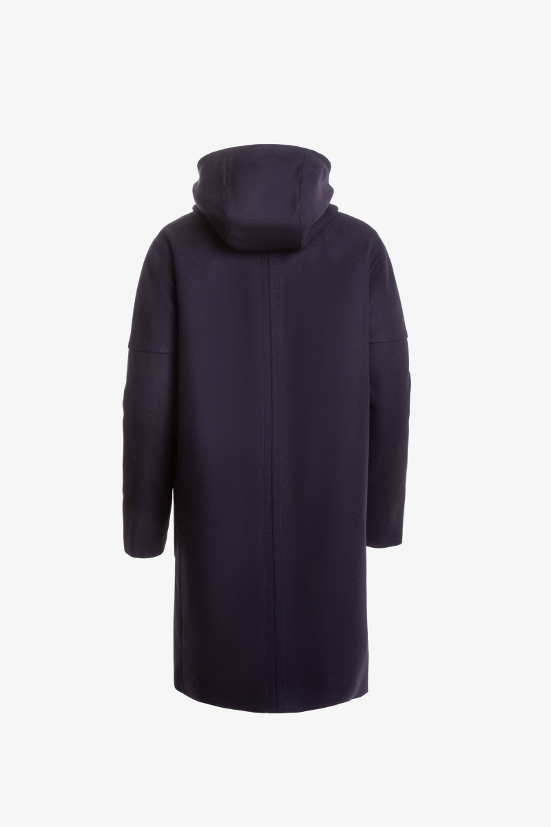 Женское пальто Elema 6-10534-1-164 тёмно-синий