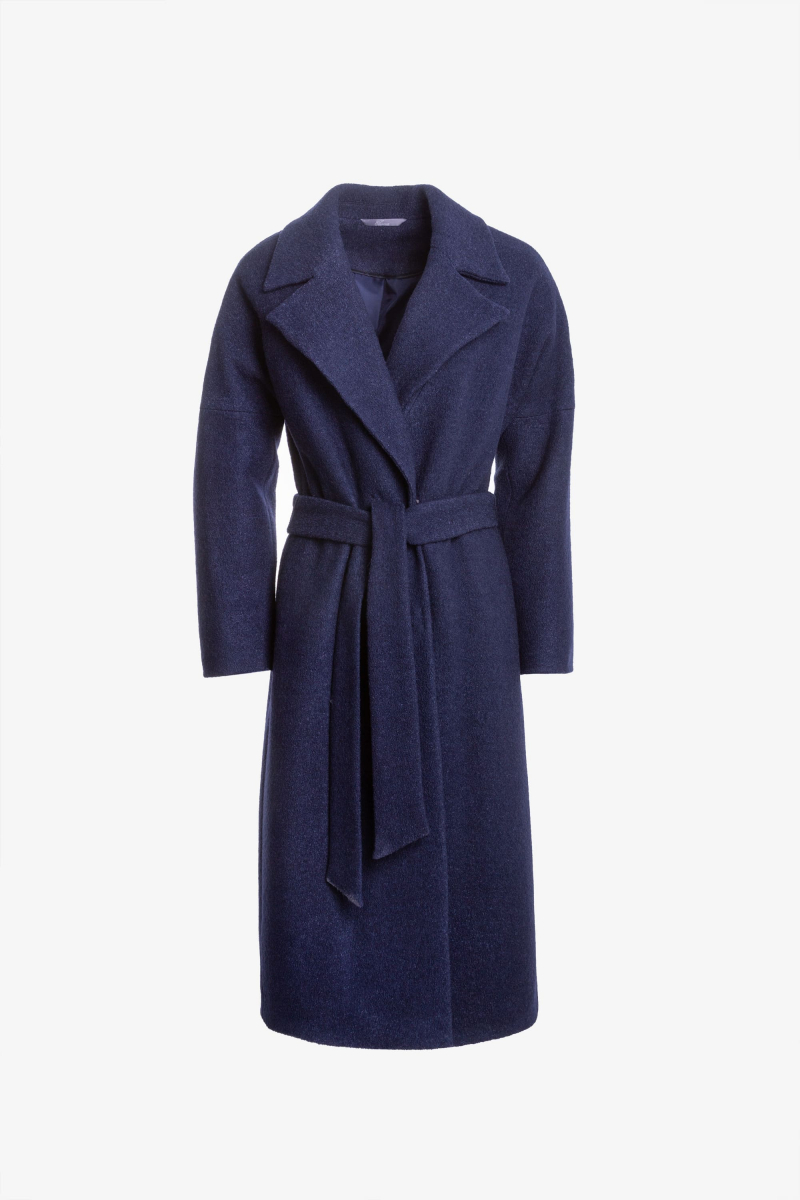 Женское пальто Elema 6-11210-1-164 тёмно-синий