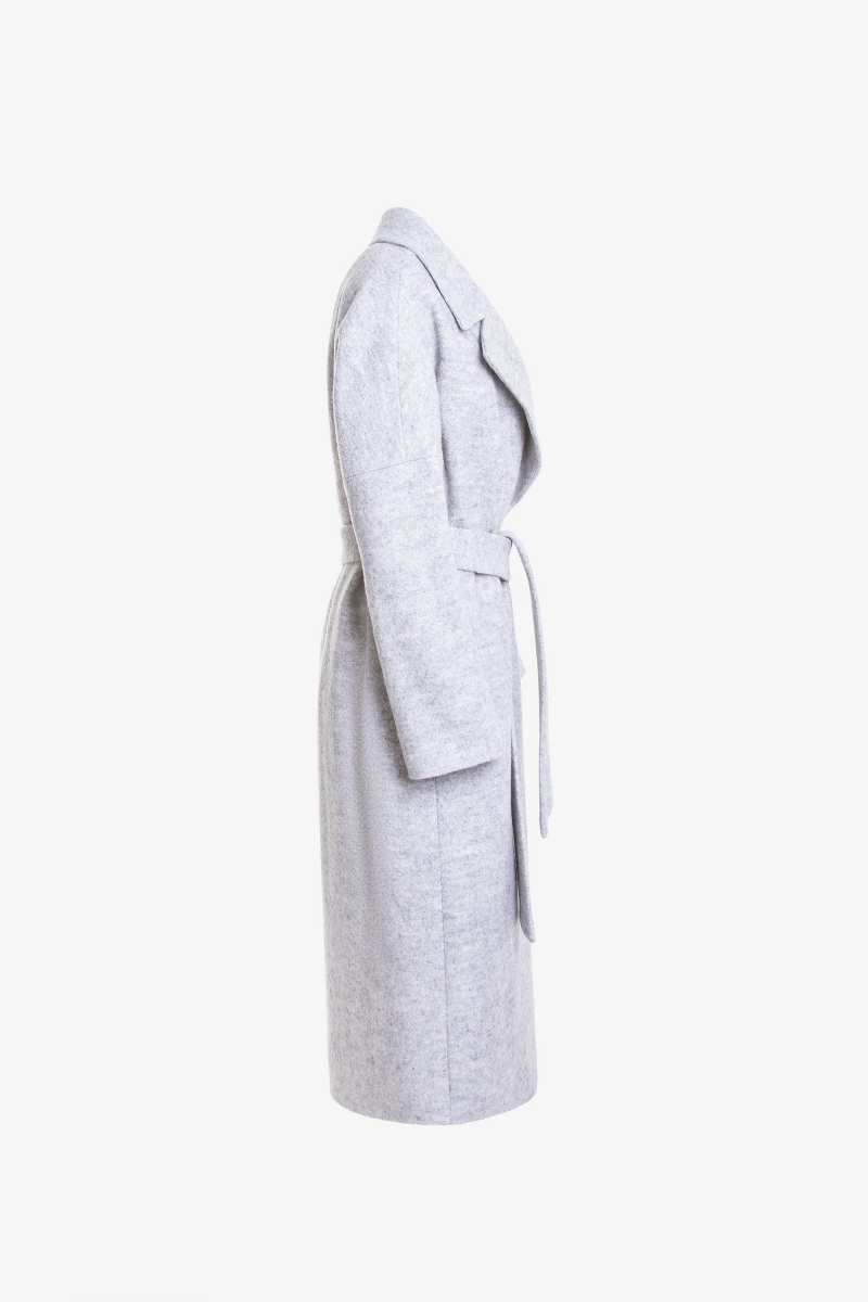 Женское пальто Elema 6-11210-1-170 серый_меланж
