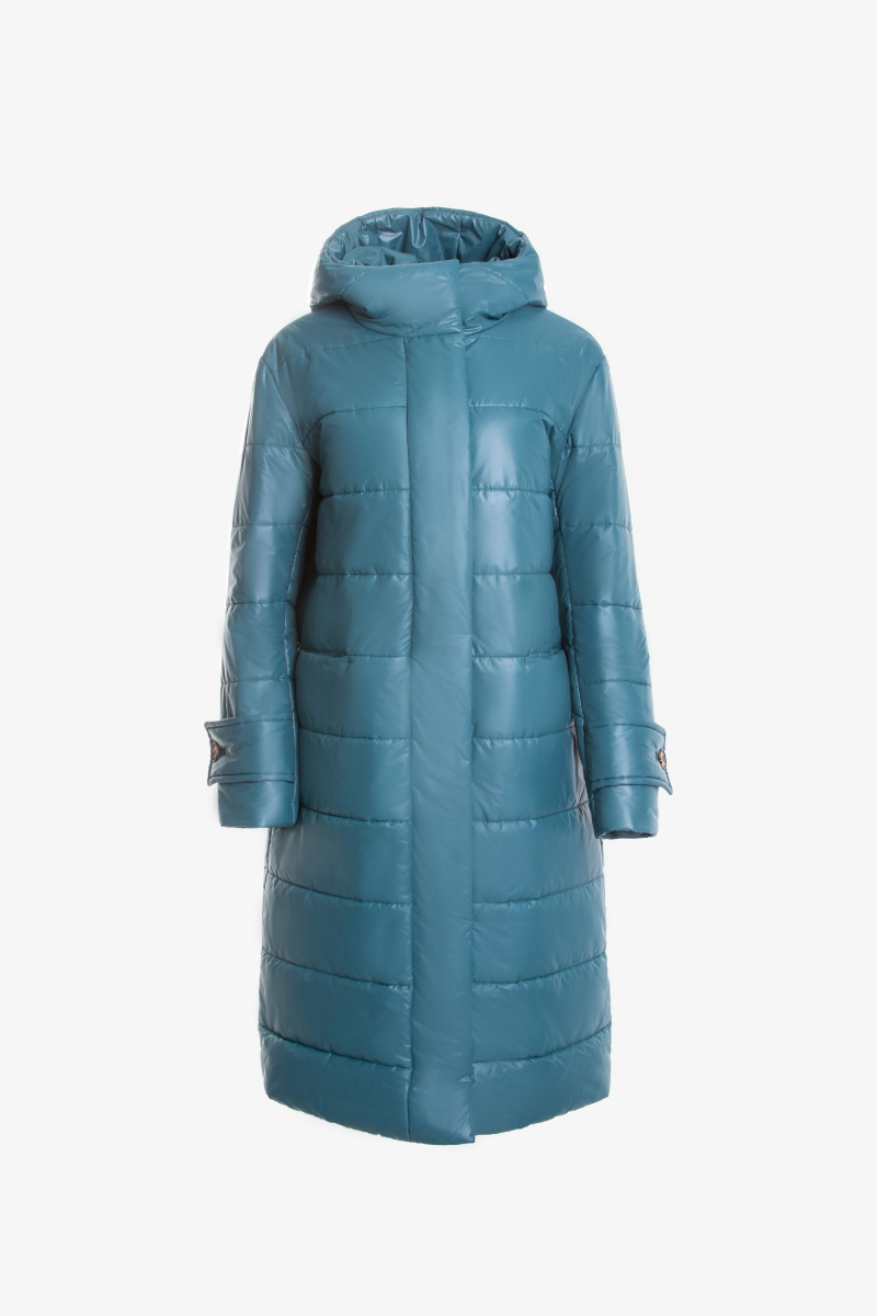Женское пальто Elema 5-10778-1-170 изумруд