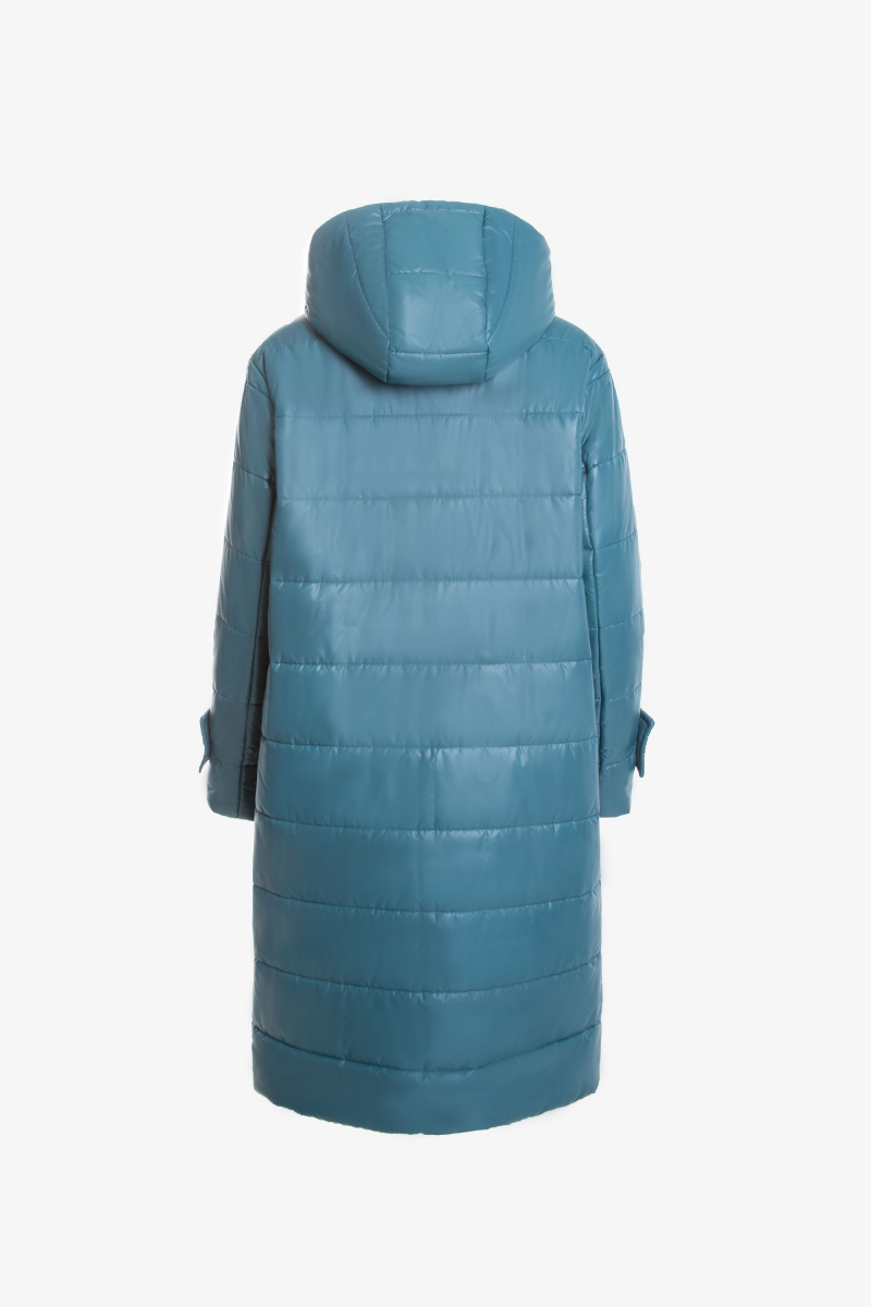 Женское пальто Elema 5-10778-1-170 изумруд