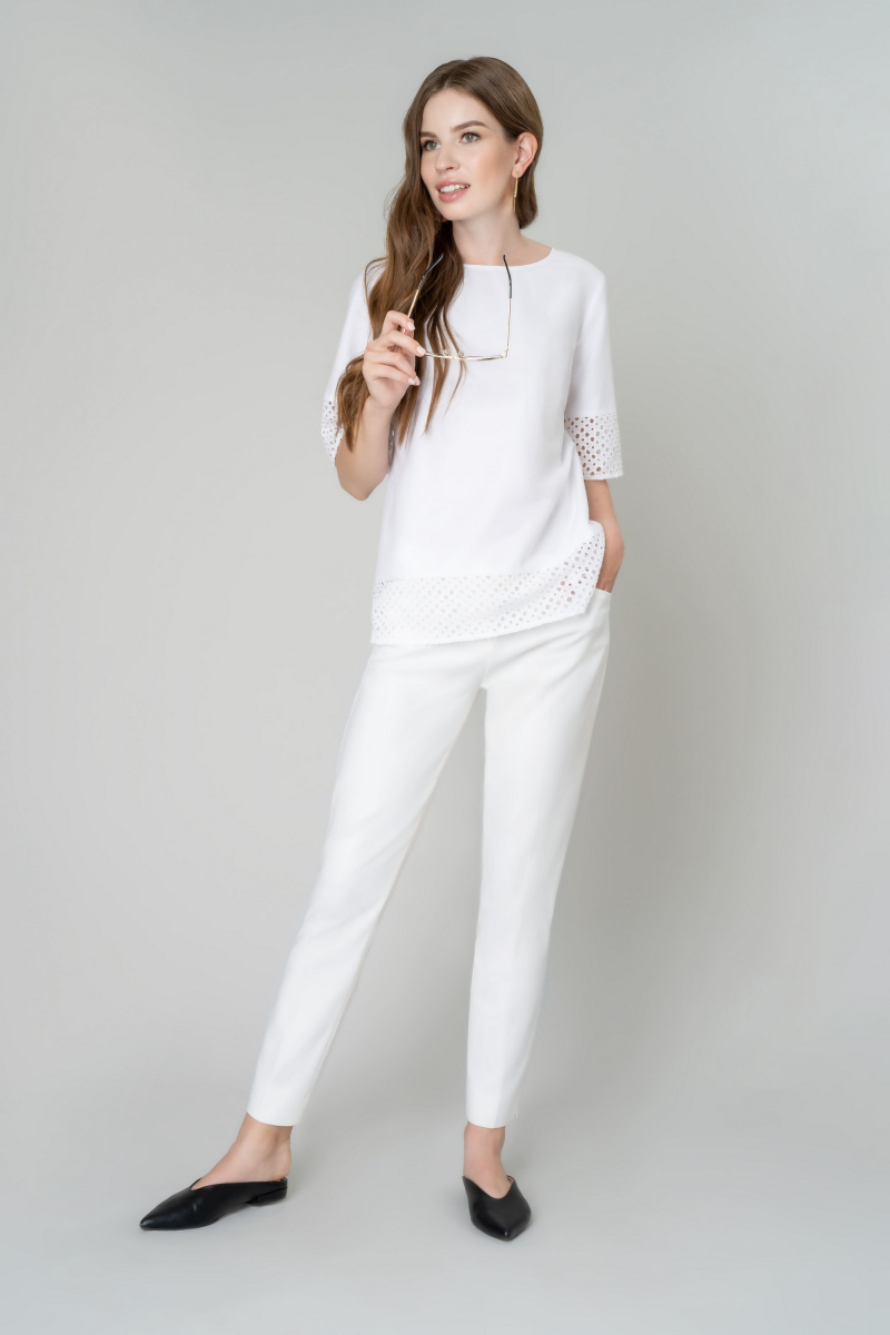 Блузы Elema 2К-9896-1-170 белый