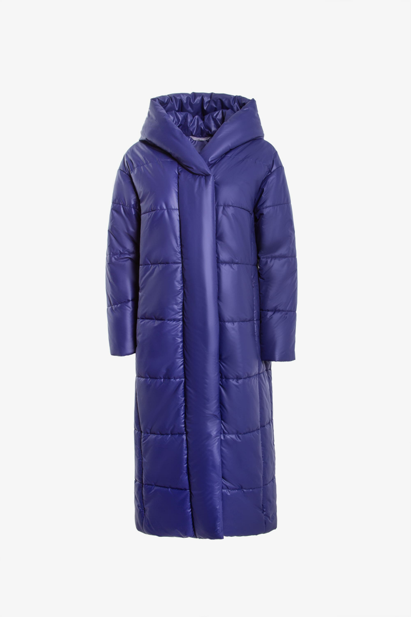 Женское пальто Elema 5-10529-2-164 сине-фиолетовый