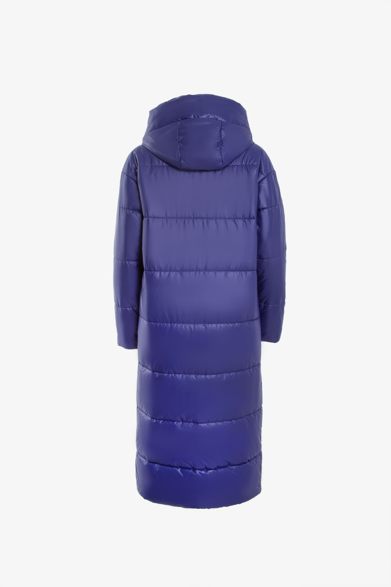 Женское пальто Elema 5-10529-2-164 сине-фиолетовый