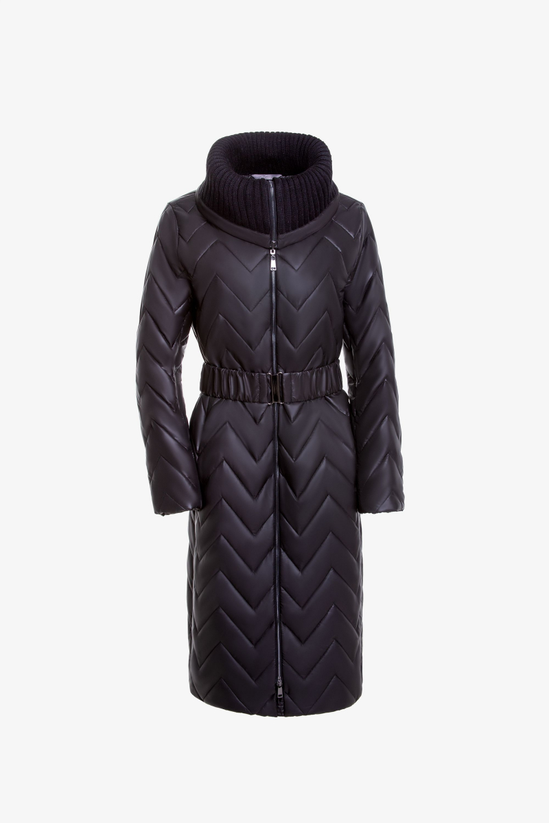 Женское пальто Elema 5-11027-1-164 чёрный