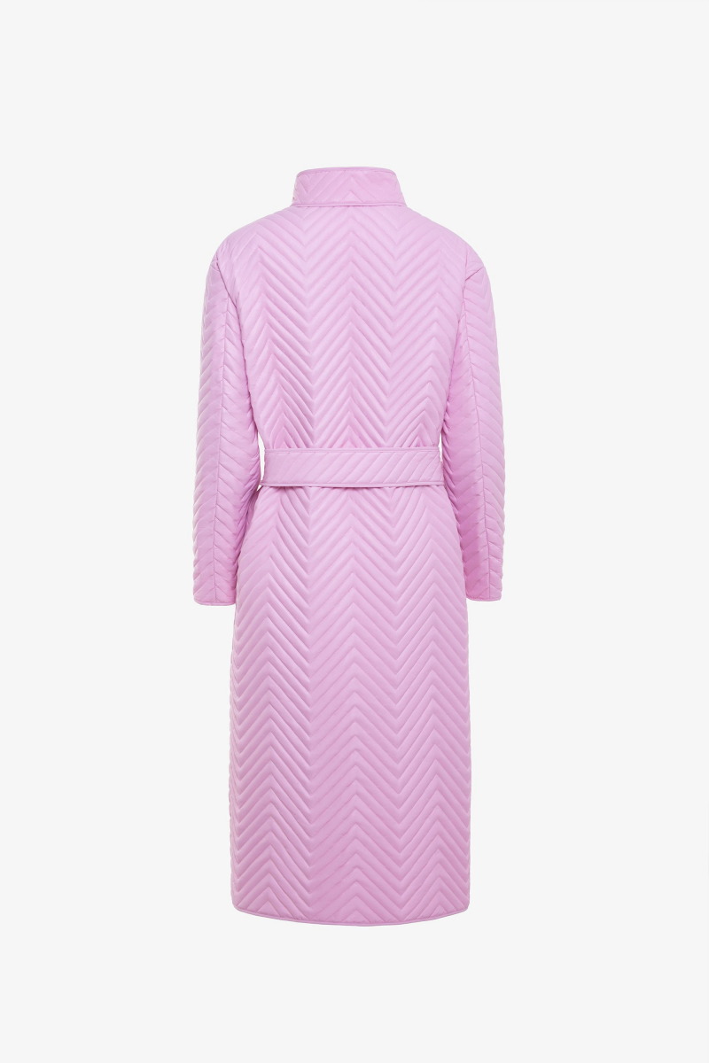 Женское пальто Elema 5-11648-1-164 розовый