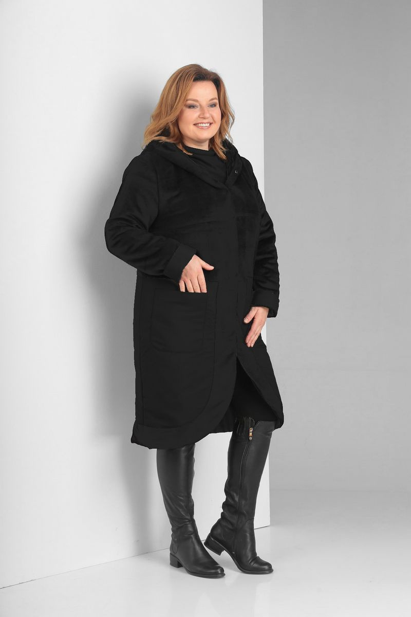 Женское пальто Диомант 1389 черный