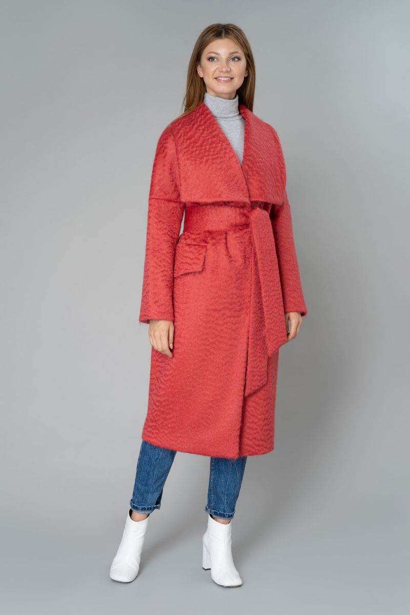Женское пальто Elema 1-9283-1-164 помада