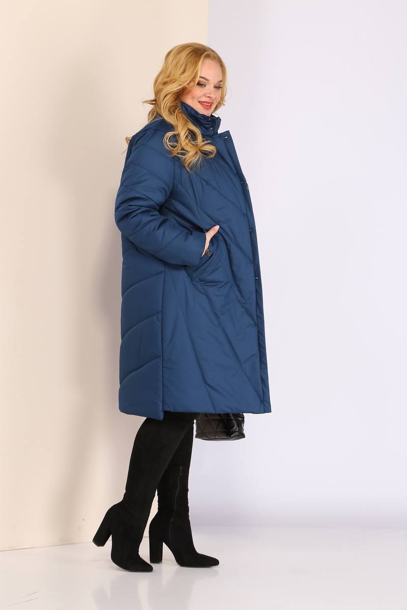 Женское пальто Shetti 2042 морская_волна