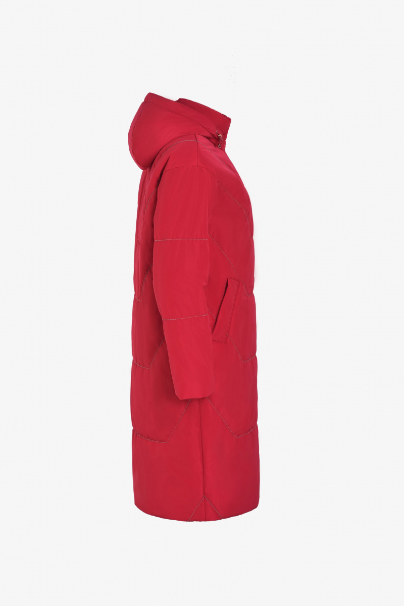Женское пальто Elema 5-11106-1-164 красный