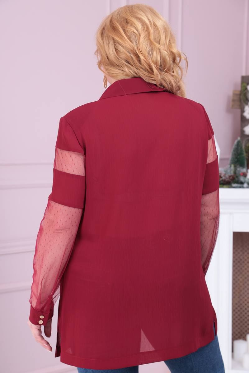 Блузы Romanovich Style 5-2079 бордовый