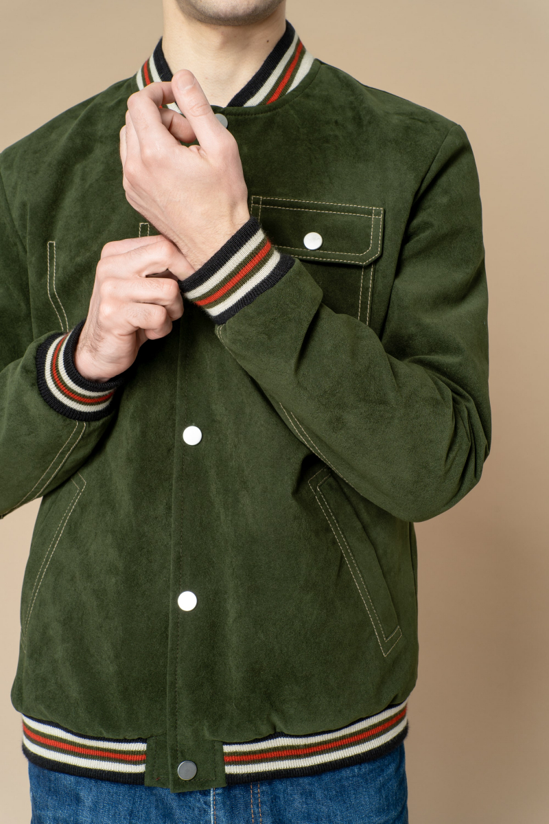 Куртки Elema 3М-8999-1-176 зеленый
