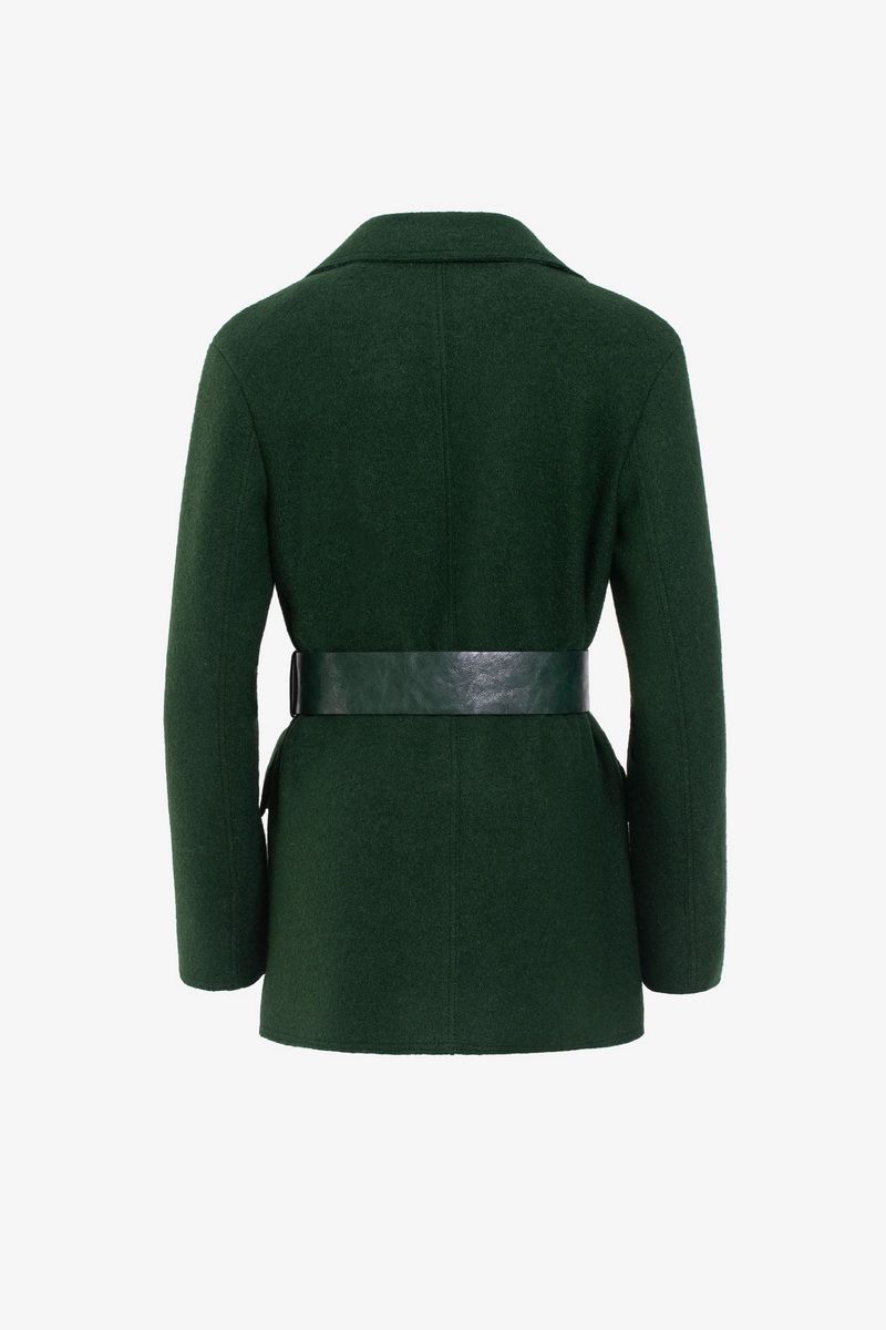 Женское пальто Elema 1-11673-1-164 зелёный
