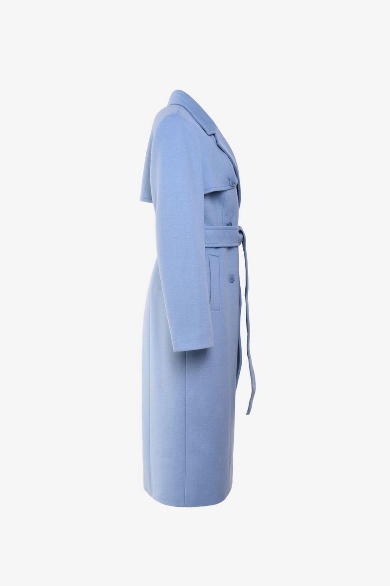 Женское пальто Elema 1-12059-1-170 голубой_меланж