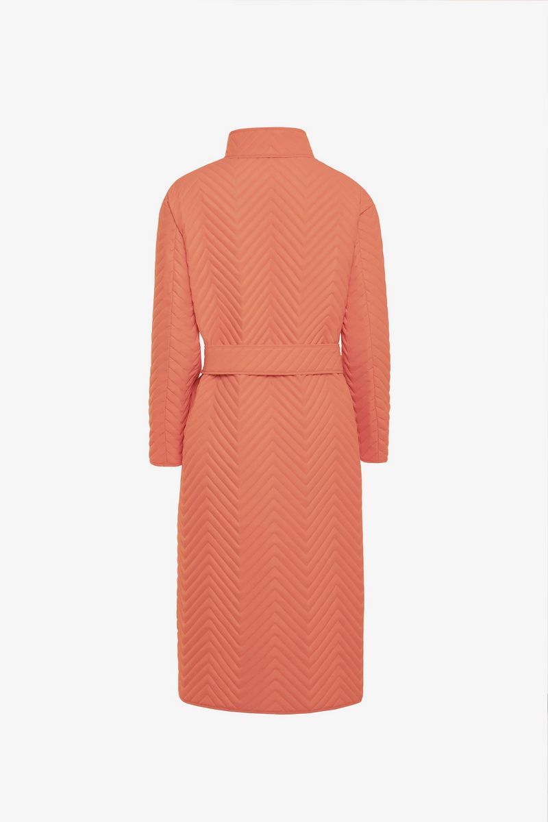 Женское пальто Elema 5-11648-1-170 светло-оранжевый