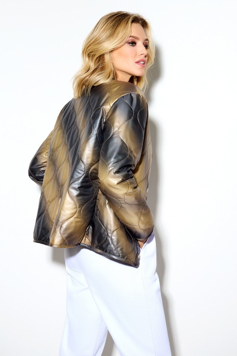 Женская куртка DiLiaFashion 0566 коричневые_оттенки