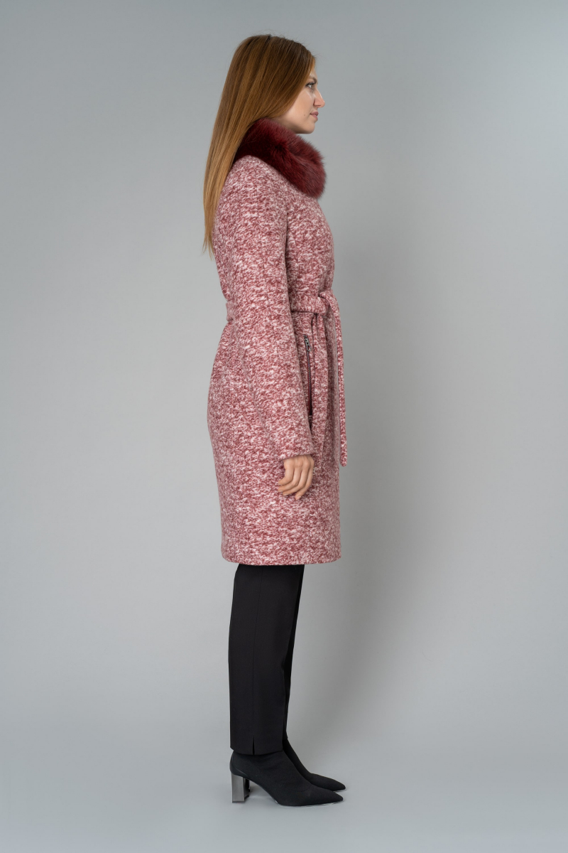 Женское пальто Elema 7-8012-1-170 бордо