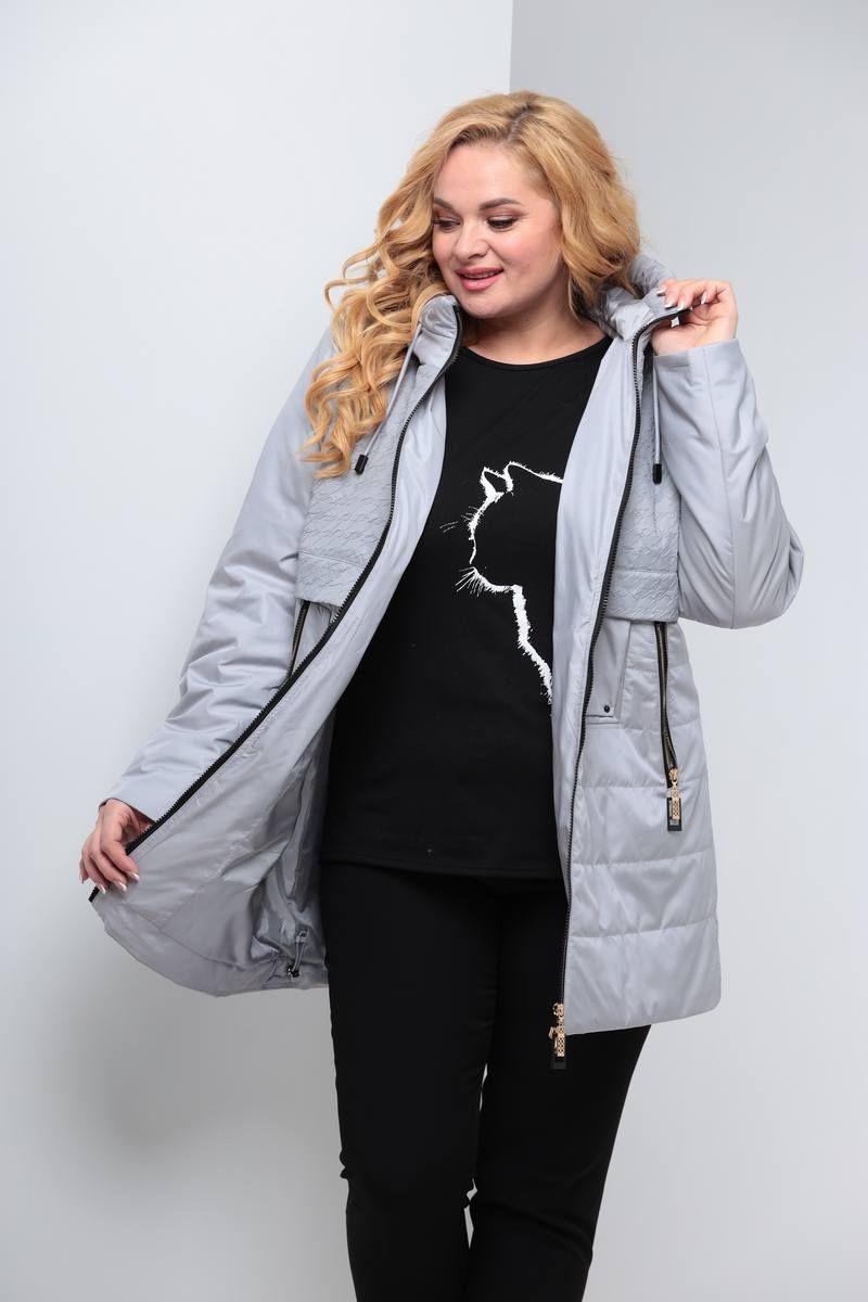 Женская куртка Shetti 2051 светло-серый