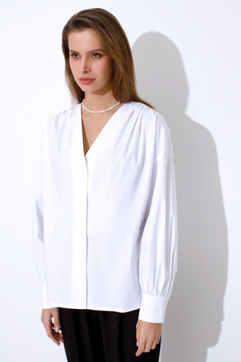 Блузы Luitui R1021 белый
