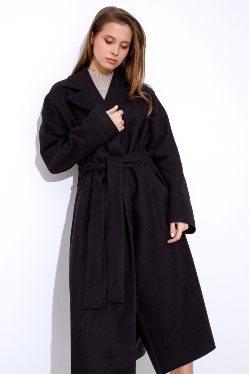 Женское пальто Luitui R1043 черный