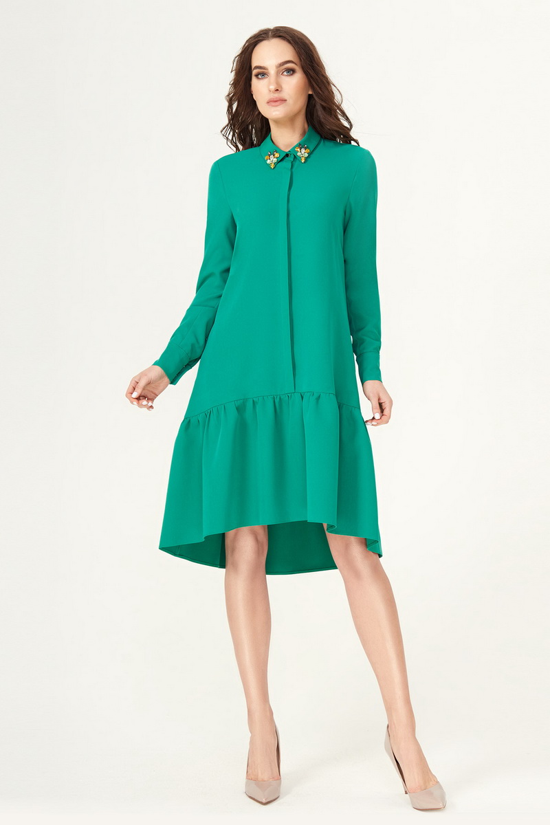 Платье Панда 424180 зеленый