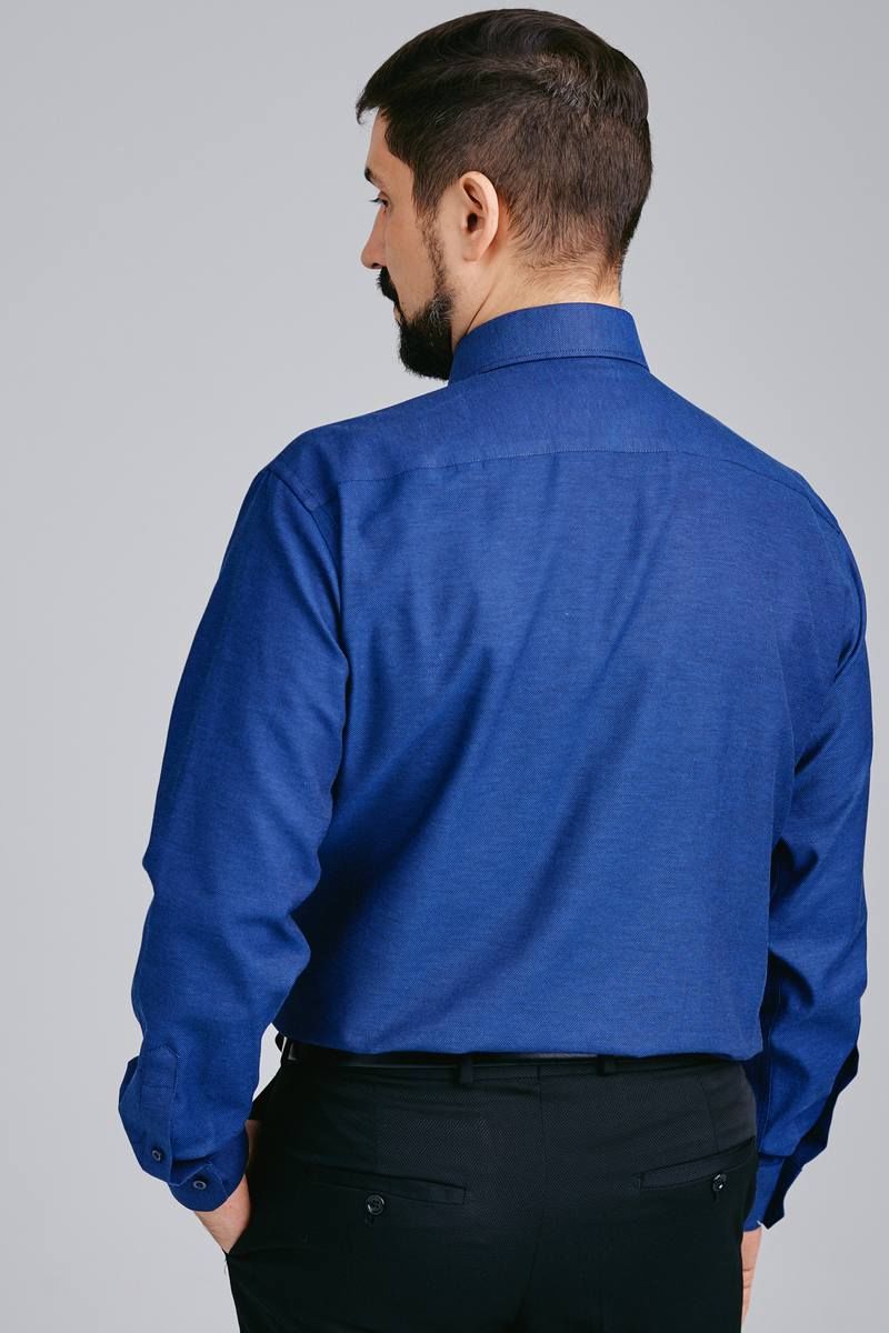 Рубашки с длинным рукавом Nadex 01-048612/203_182 темно-синий_меланж