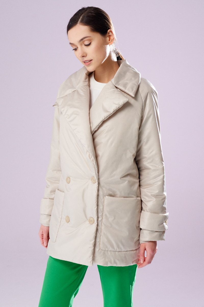 Женская куртка Prestige 4391/170 серо-бежевый