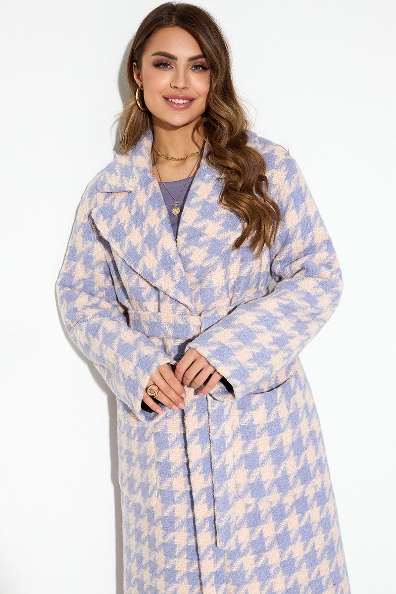 Женское пальто TEZA 3761 лаванда