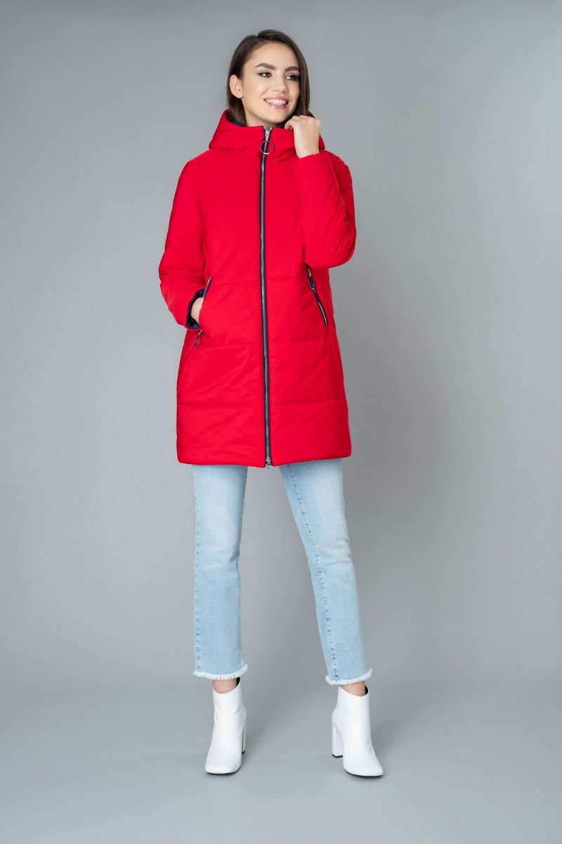 Женская куртка Elema 4-9274-3-170 красный/синий