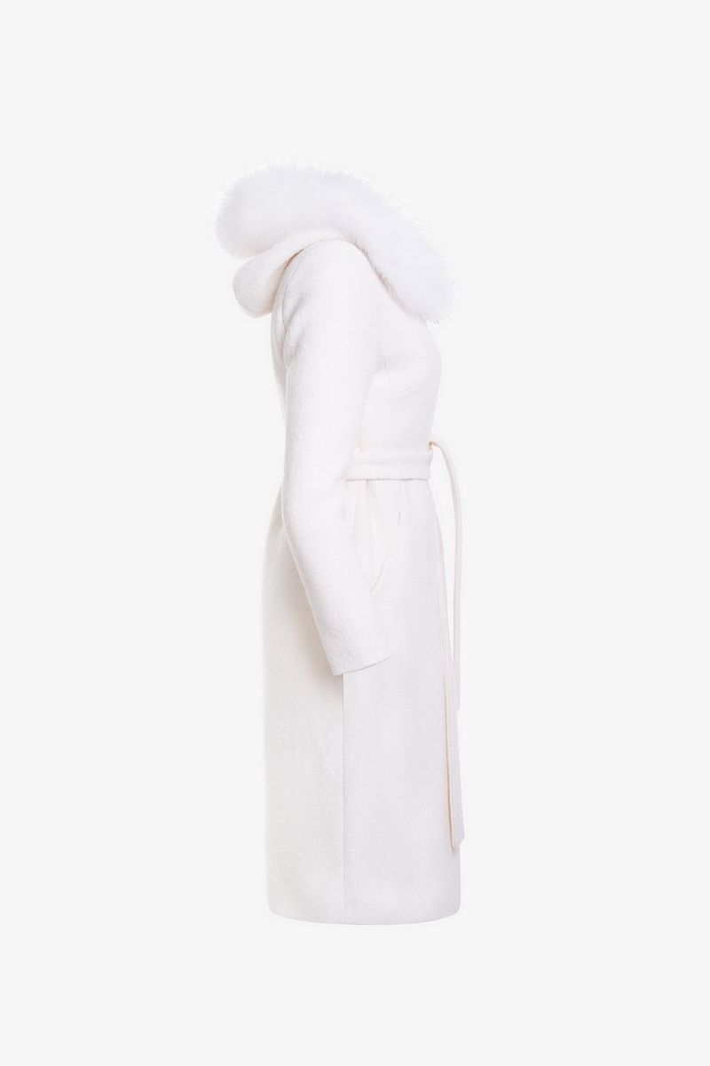 Женское пальто Elema 7-10524-1-164 белый
