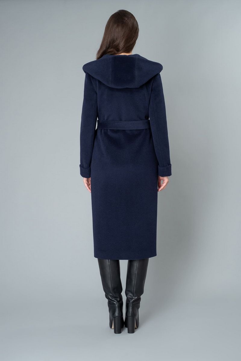 Женское пальто Elema 6-9040-1-164 синий