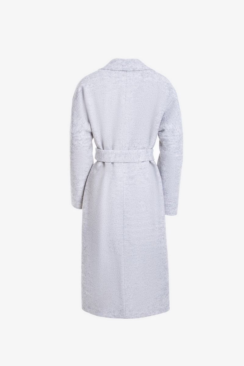 Женское пальто Elema 6-11210-1-164 серый_меланж