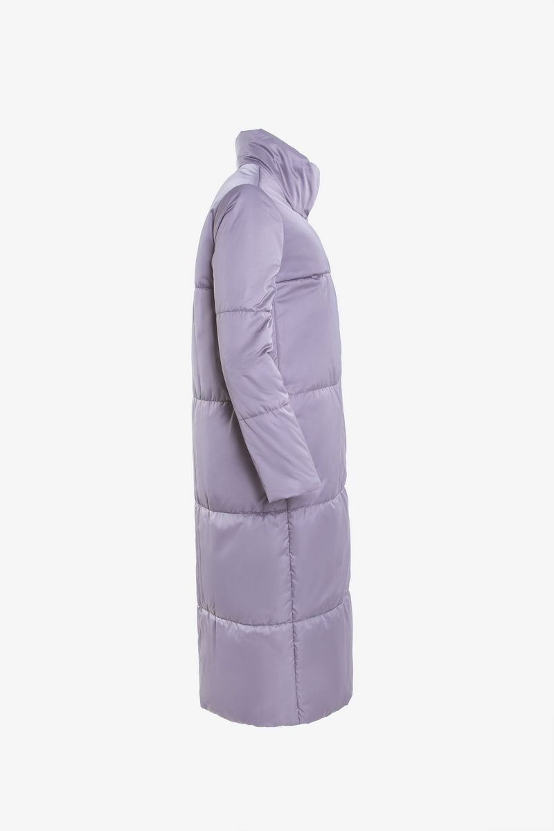 Женское пальто Elema 5-11483-1-170 серый/бордо