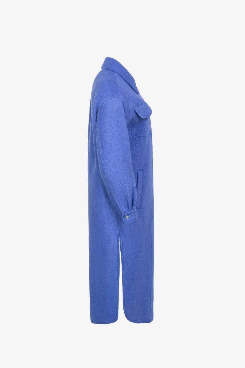 Женское пальто Elema 1-11674-1-164 голубой