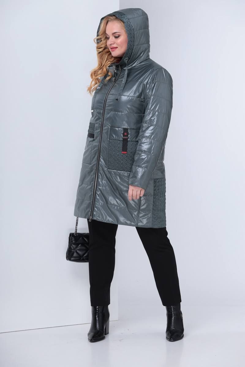 Женское пальто Shetti 2060 изумруд