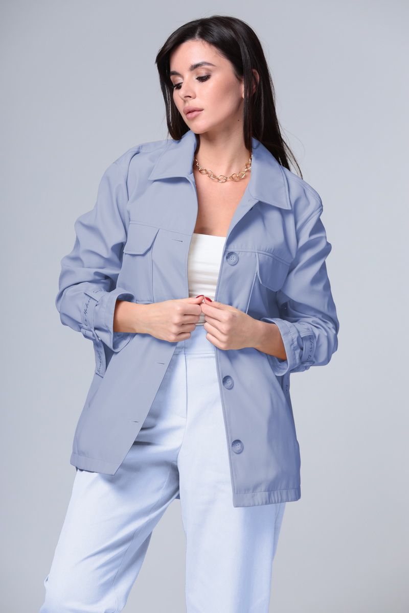 Женская куртка ALEZA 1004 голубой