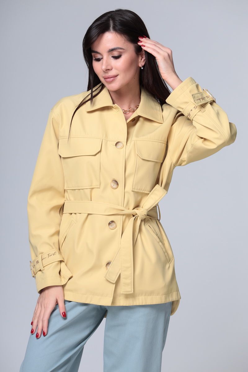 Женская куртка ALEZA 1004 желтый