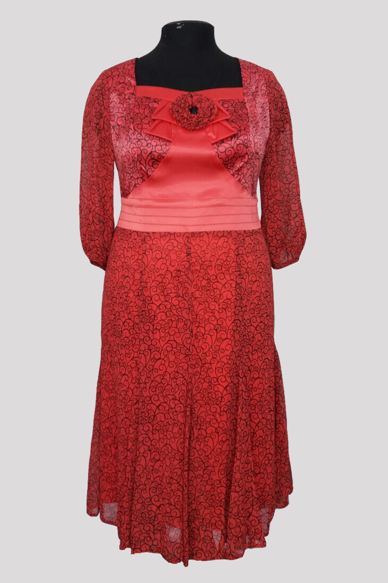 Платья Pama Style 535 красный