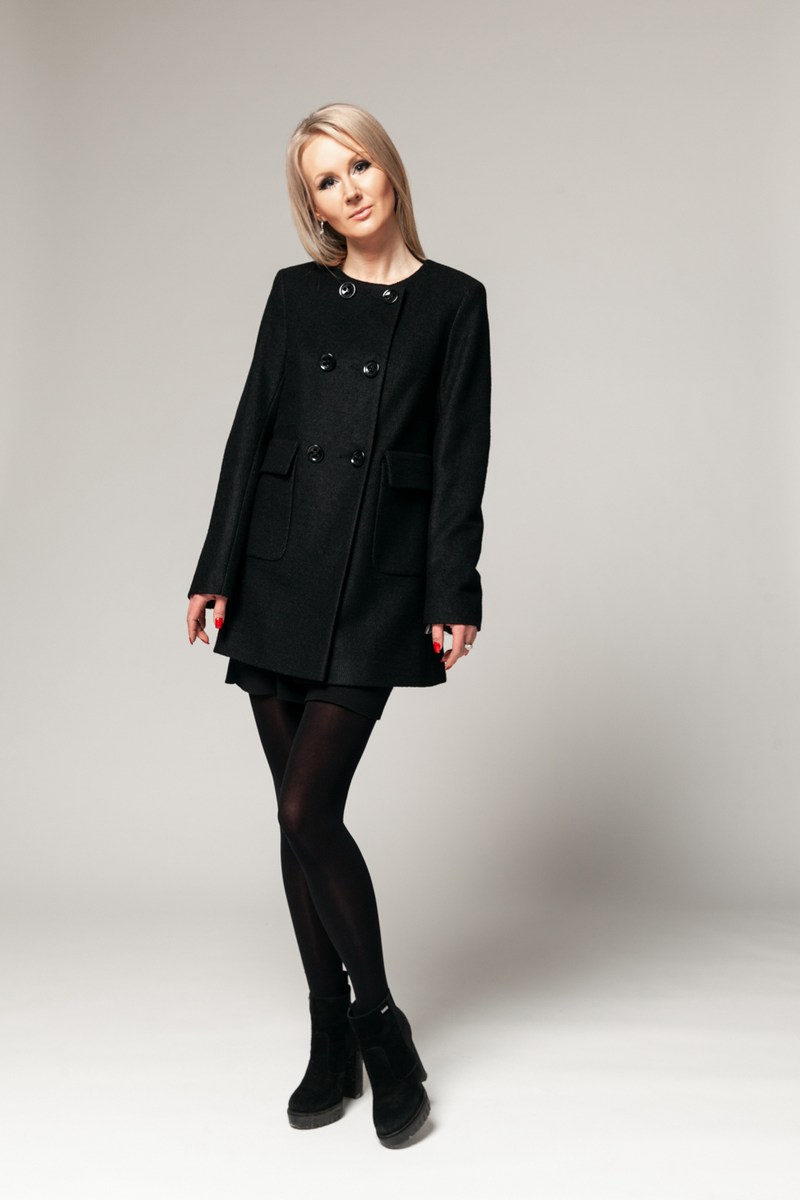 Женское пальто Bugalux 455 164-черный