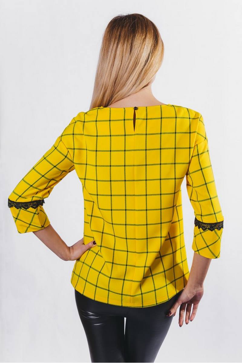 Блузы Nadex 073014И_170 желто-черный