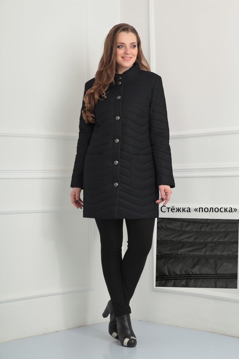 Женское пальто Fortuna. Шан-Жан 602 черный